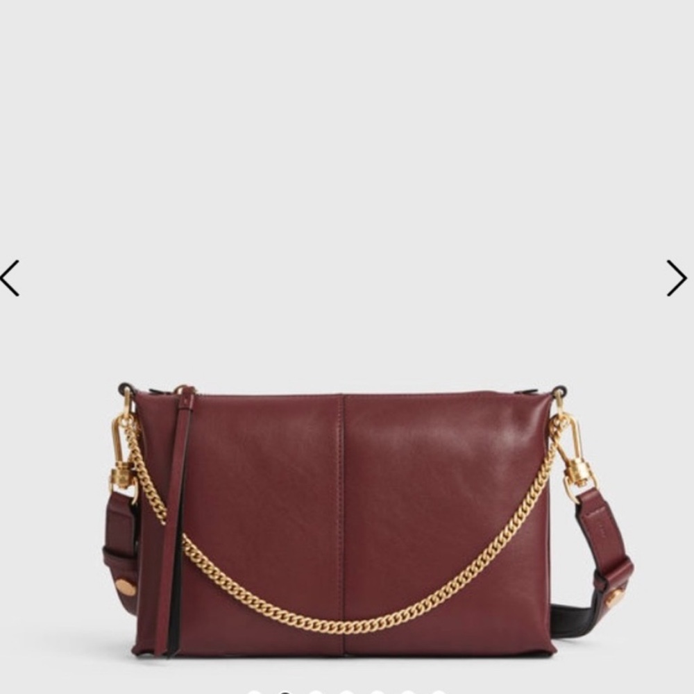 Allsaints leather shoulder bag